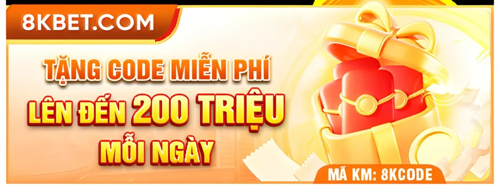 8k2734u tặng 200 triệu mỗi ngày